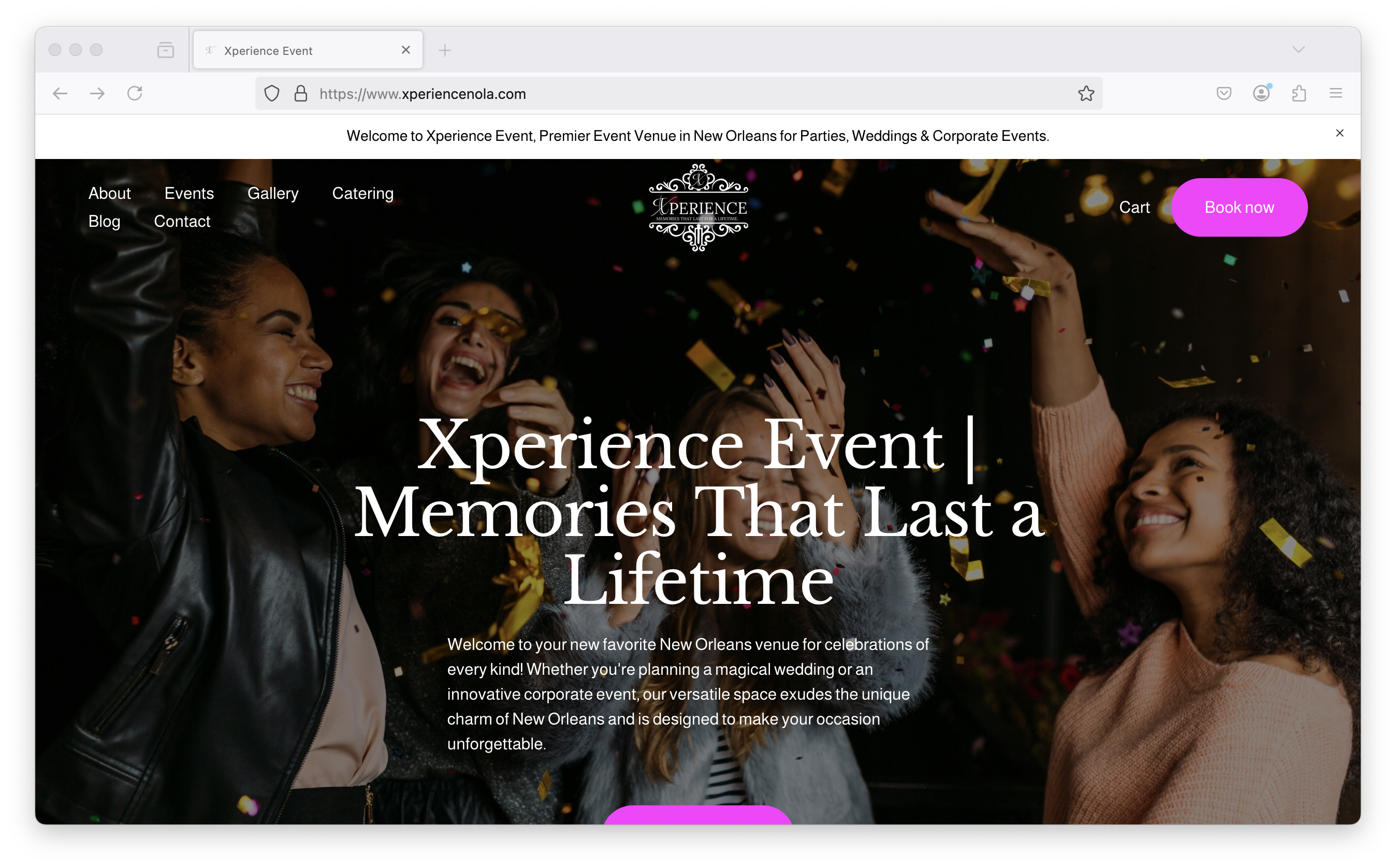 Xperience Event website